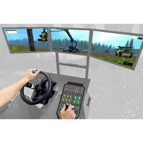 Logitech Heavy Equipment - G-Series - Bundle - juego de volante y pedales - cableado - para PC