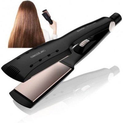 Plancha para el Pelo Cecotec Bamba RitualCare Wet&Dry/ Negra