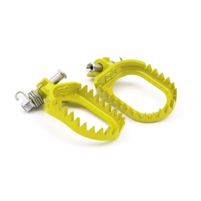 S3 Punk Footrests Steel Yellow Sherco ESK-1233-Y