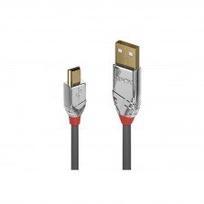 Lindy 36631 cable USB 1 m USB 2.0 USB A Mini-USB B Gris