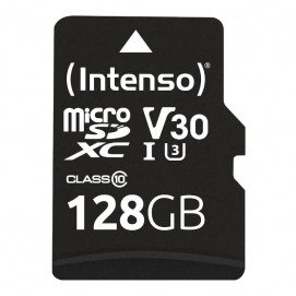Tarjeta Memoria Micro Sd Intenso 128Gb Profesional V30 + Adaptador Sd