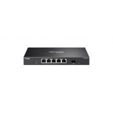 TP-Link ES206XPP-M2 switch Gestionado L2 2.5G Ethernet (100/1000/2500) Energía sobre Ethernet (PoE) Montaje en pared/escritorio Negro