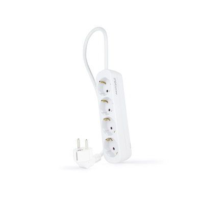 REGLETA 4 TOMAS, 1.4 M BLANCA