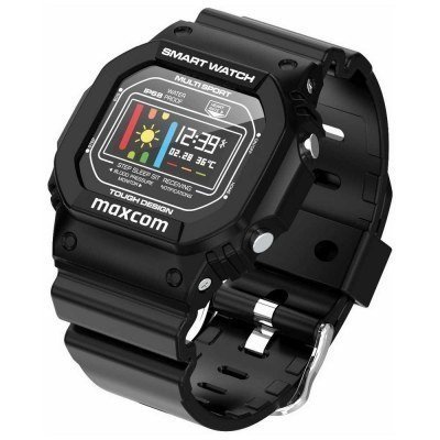 Reloj deportivo smartwatch maxcom fw22 black - 0.96pulgadas - bt