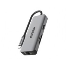 Docking Sitecom 6en1 USB-C a HDMI/USB-A/SD (CN-5503)