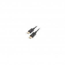 CABLE LANBERG DISPLAYPORT MACHO A DISPLAYPORT MACHO MAXIMA RESOLUCION 4K 1.8M NEGRO CA-DPDP-10CC-0018-BK