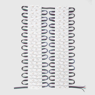 Pack Modulo LED RGB 50 Piezas Samsung Pro 36W IP68 12V DC para Carteles Publicitarios
