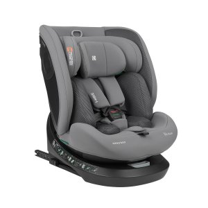 Silla de coche 40-150 cm i-Hike i-SIZE Kikkaboo Gris Claro 2025