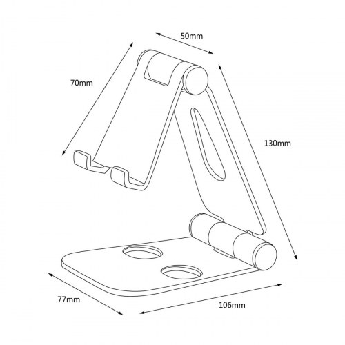 Aisens - Soporte De Sobremesa Tamaño Xl Ajustable (2 Pivotes) Para