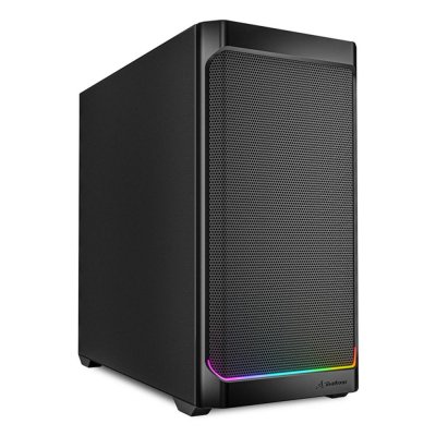Caja ordenador gaming sharkoon mk4 rgb matx negro