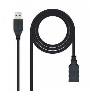 Cable USB 3.0 Tipo A M/H 2m
