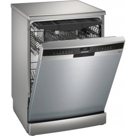 Lavavajillas Siemens SN23HI02ME, Serie iQ300, 60 cm, 14 servicios, clase D, 85 kWh/100 ciclos, 42dB, 3ª bandeja, 10 programas, display, inox...