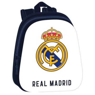 SAFTA MOCHILA 8,64L INFANTIL 3D REAL MADRID