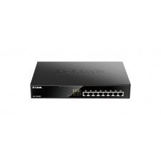 D-Link DGS-1008MP switch No administrado Gigabit Ethernet (10/100/1000) Energ?a sobre Ethernet (PoE) 1U Negro