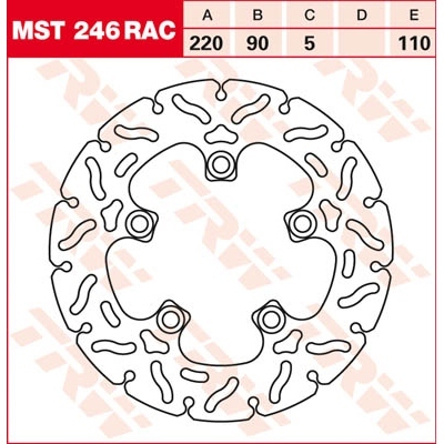 Discos de freno RAC TRW MST246RAC