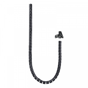 Organizador de cables flexible 25mm 1 m.