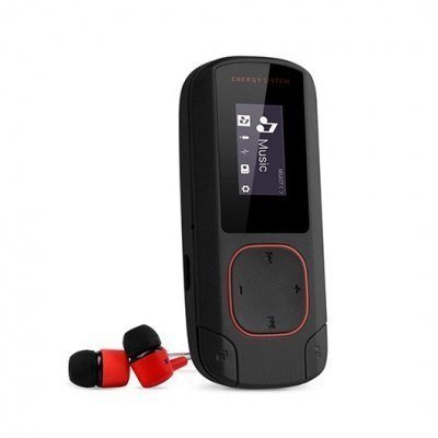 Reproductor mp3 energy sistem 8gb - clip - bluetooth coral - radio fm - micro sd