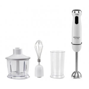 Batidora de mano Orbegozo BT2690, 1000W, con accesorios, blanco