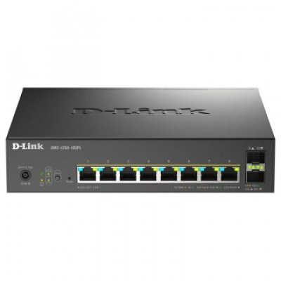 SWITCH GESTIONABLE D-LINK DMS-1250-10SPL 8X MULTIGIGABIT 2.5G POE+ 2X10G SFP+ 120W