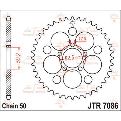 Corona JT SPROCKETS JTR7086.48Z