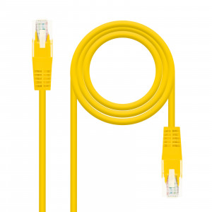 Nanocable - CABLE RED LATIGUILLO CAT.6 UTP AWG24 AMARILLO 30CM