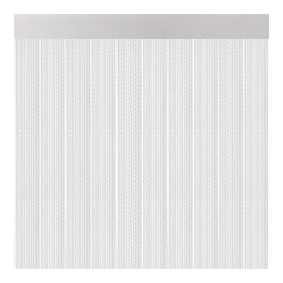 Cortina para puerta modelo lisboa color cristal 90x210cm m63580 acudam