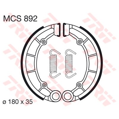 Zapatas de Freno TRW MCS892