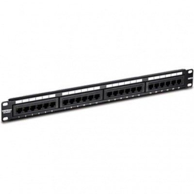 Patch Panel TRENDnet TC-P24C6/ 24 Puertos/ Cat.6/ Altura 1U