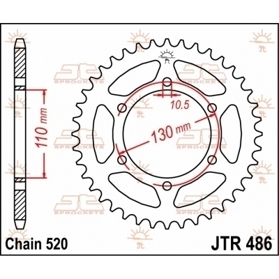 Corona JT SPROCKETS JTR486.47