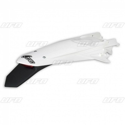 Guardabarros trasero UFO + portamatrículas con LED blanco KTM EXC/EXC-F KT04097#042