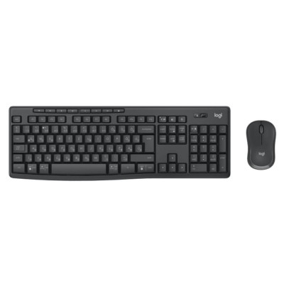 Teclado + raton logitech mk370 combo for business portugues negro