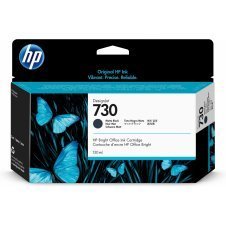 Cartucho HP 730 Original Rendimiento estándar Negro mate P2V65A