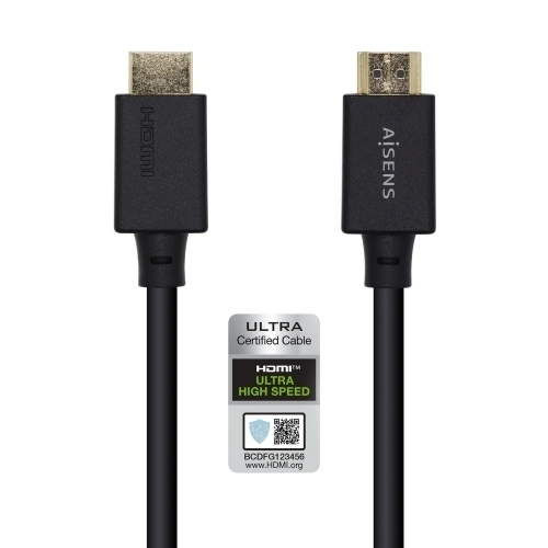 AISENS - CABLE HDMI V2.1 ULTRA ALTA VELOCIDAD / HEC 8K@60HZ 48GBPS, A/