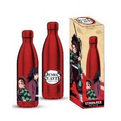 Botella acero inoxidable demon slayer tanjiro & tomioka