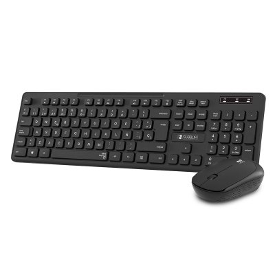 COMBO TECLADO RATON SUBBLIM BUSINESS SLIM SILENCIOSO INALÁMBRICO 2.4G