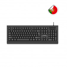 CoolBox COO-TEC04DNIPT teclado Hogar / Oficina USB Portugués Negro