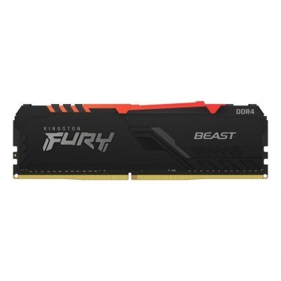 Memoria ram ddr4 16gb kingston - 3000mhz - pc4 - 24000 - fury beast - rgb