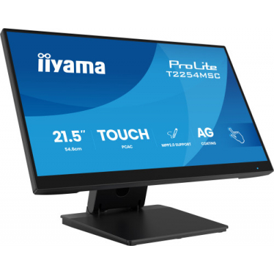 iiyama T2254MSC-B2AG pantalla para PC 54,6 cm (21.5) 1920 x 1080 Pixeles Full HD LED Pantalla táctil Negro