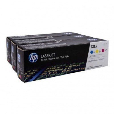 HP CF211A/CF212A/CF213A Pack de 3 Cartuchos de Toner Originales - 131A