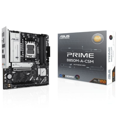 Asus Prime B850M-A-CSM Placa Base AM5 - 4x DDR5, 3x M2, 4x Sata III, PCIe 3.0, 4.0, USB 2.0, 3.2, USB-C, RJ-45, HDMI, DisplayPort, MicroATX