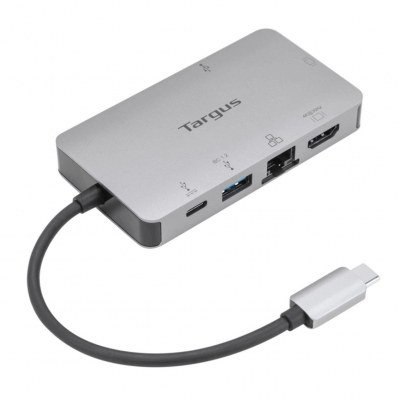 Docking station targus usb tipo c a 1 x hdmi 1 x vga 1 x usb tipo a 1 x usb tipo c plata