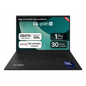 Portátil LG Gram 14ZD90T-G.AX88B Intel Core Ultra 7-255H/ 32GB/ 1TB SSD/ 14