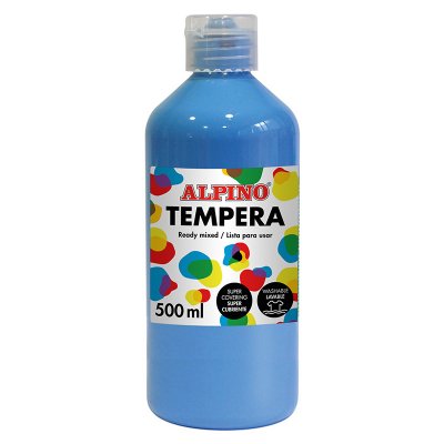 DM010180 tempera 500 ml Botella Cian