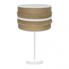 Sobremesa Grande Natalia 1xe27 Blanco/saco-blanco 62x30x30 Cm