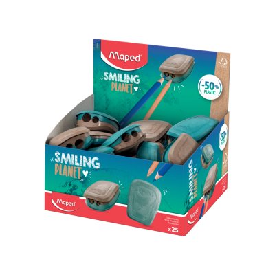 071521FM sacapuntas Sacapuntas manual Marrón, Verde