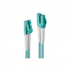 Lindy 46373 cable de fibra optica 5 m LC OM3 Turquesa