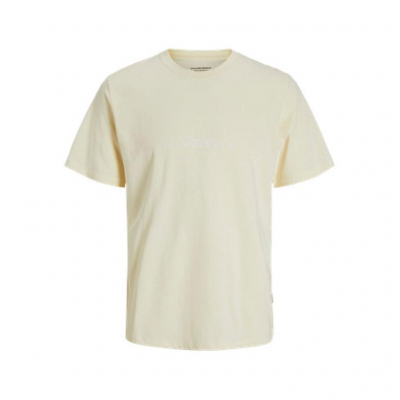 Camiseta JACK & JONES JORVARENNA BRANDING TEE SS CREW NECK 12273163 Bco Blanco