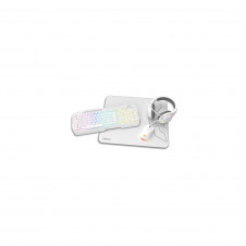 Krom Kenta 4 in 1 RGB Gaming Kit, Blanco
