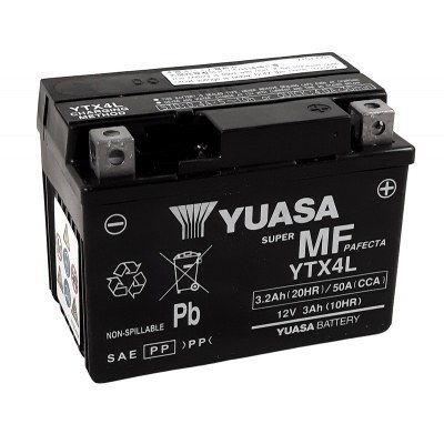 Batería Yuasa W/C YTX4L (FA) YTX4L