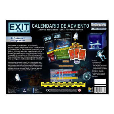 Calendario de adviento exit la carrera intergalactica